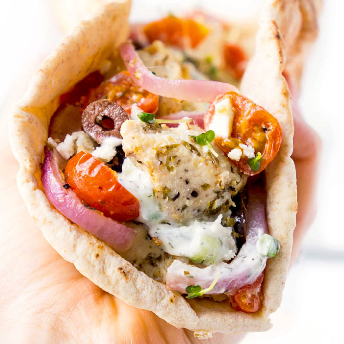 Greek Chicken Wrap