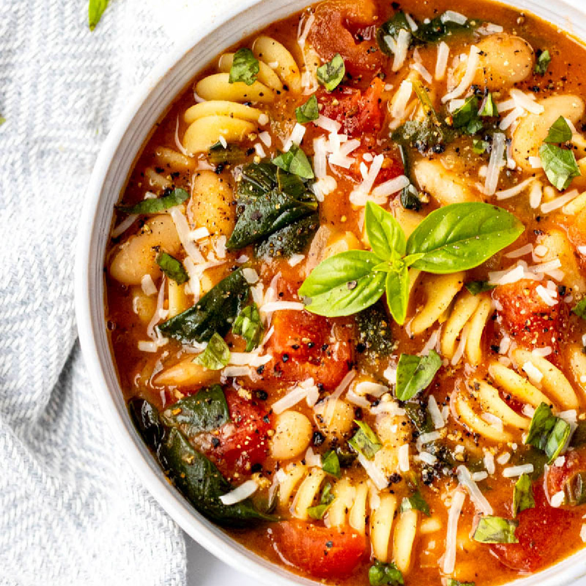 bowl of Tuscan Bean Soup